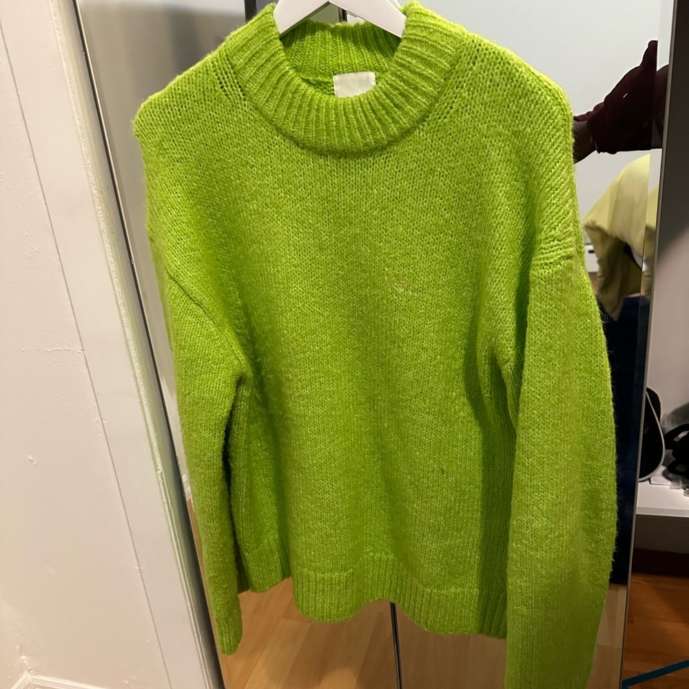H&M Neon Green Cardigan